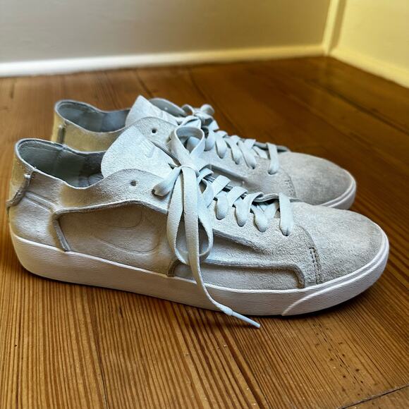 Nike Blazer low top suede ghost aqua sneakers SIZE 8.5 - Picture 2 of 10